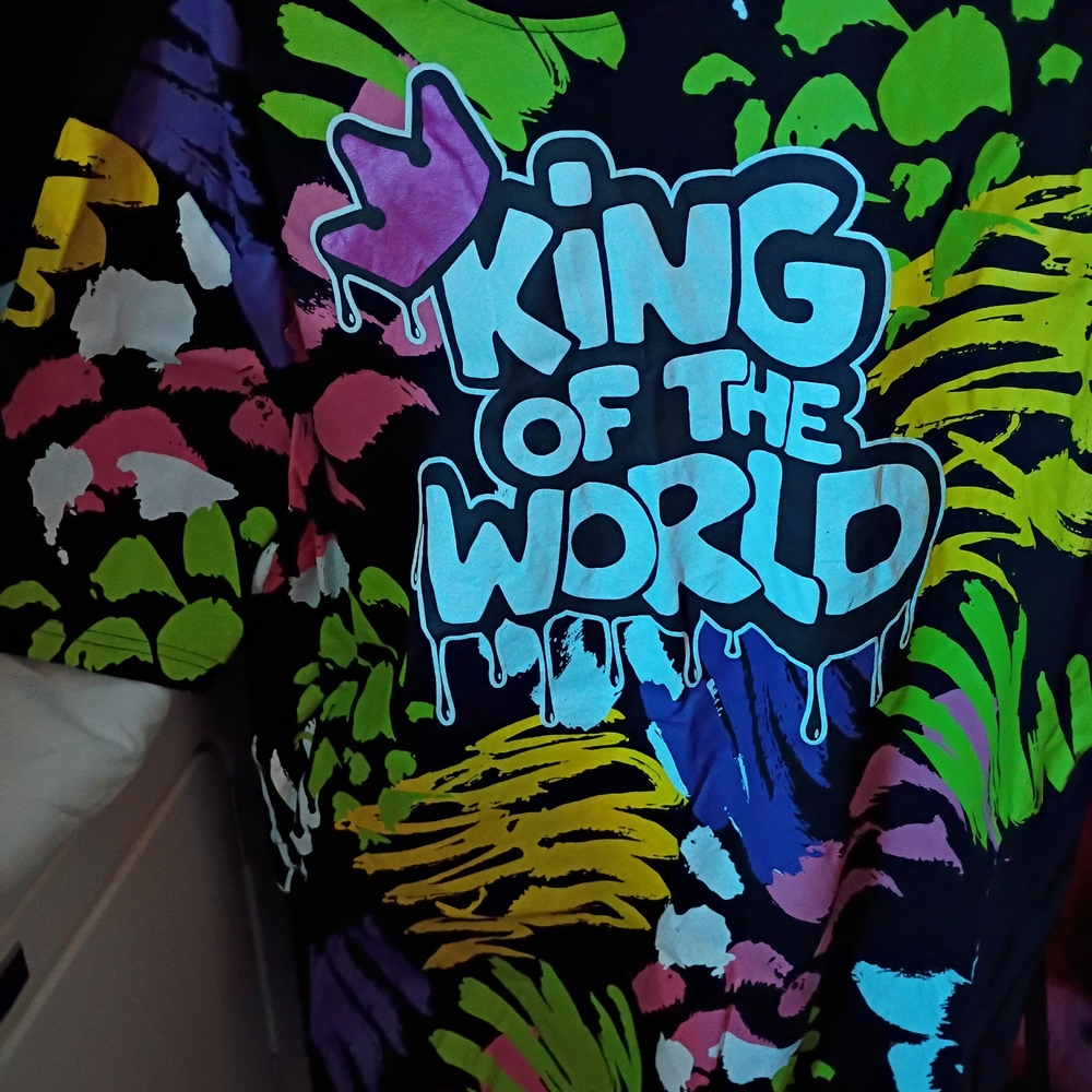 "King of the World" Graphic Tee - Multicolor